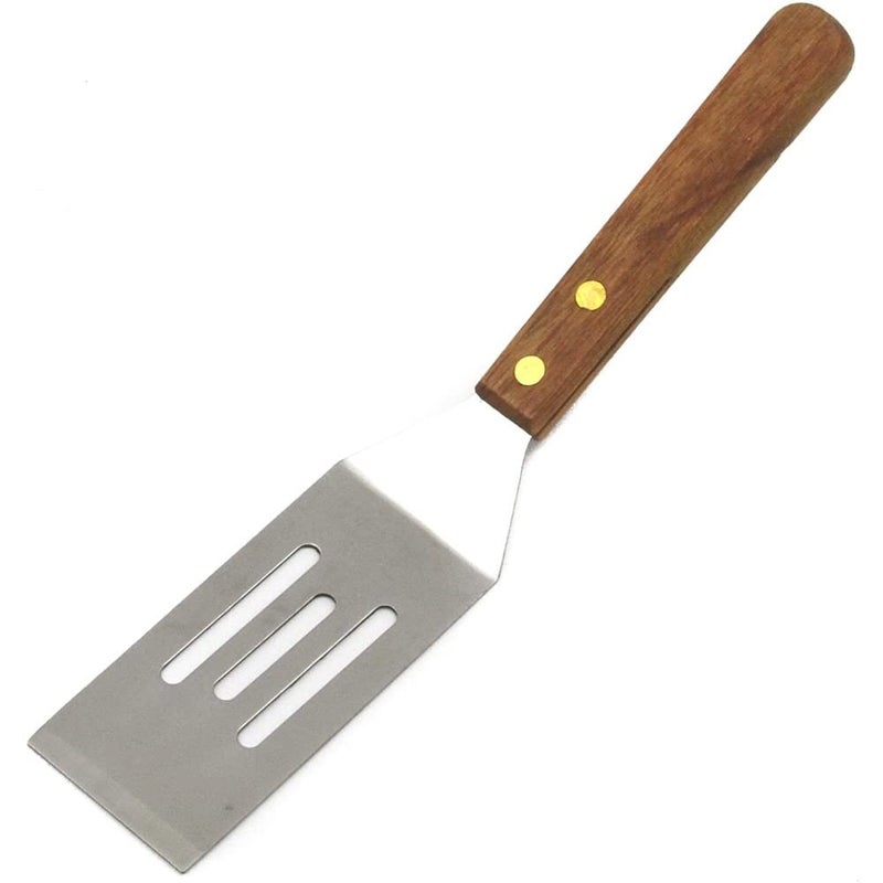 Chef Craft Stainless Steel 8-Inch Long Mini Slotted Blade Turner (3-Pack) - Image 2